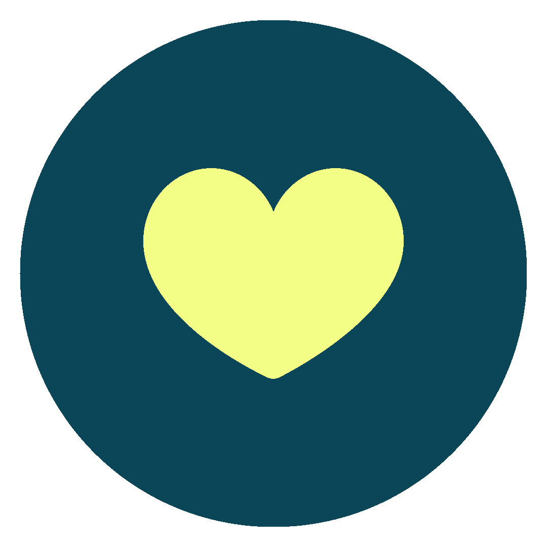 Thriveliving Icon Blue 7Heart Fill